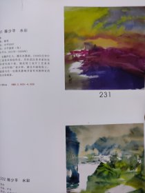 散页美术资料（印刷品）———书画水彩——晴雪，严冬【陈少平】，黄山，桂林山水，九寨沟【白统绪】○油画——心香【舒绿林】，那年回响，醉秋，流动的云【彭述林】，静物【李祚立】，小桥流水人家【陈大启】2085，