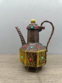 八棱钻壶，做工精致 造型雅致古色古香 尺寸规:格如下图