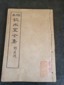 缩本饮冰室全集第24册 记述文类 学案