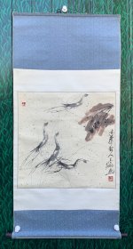 墨痴(吕永福)：当代画坛大隐，画虾者唯有墨痴与齐白石齐名，享有“当代虾王”之美誉。墨痴先生生1941年生于北京，早年广泛学习青藤、八大、齐白石等大师作品，后期尤喜研究白石老人画虾，后自成一派。现为中国道教书画艺术委员会副主任，中国国学书画院副院长，北京工业大学书画协会顾问