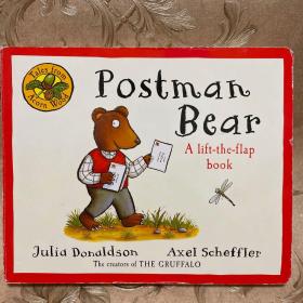 Postman bear 纸板