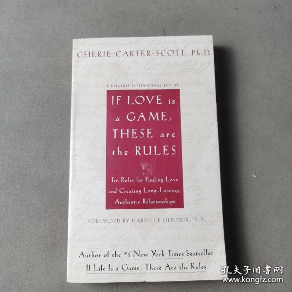 If Love is a Game, These are the Rules