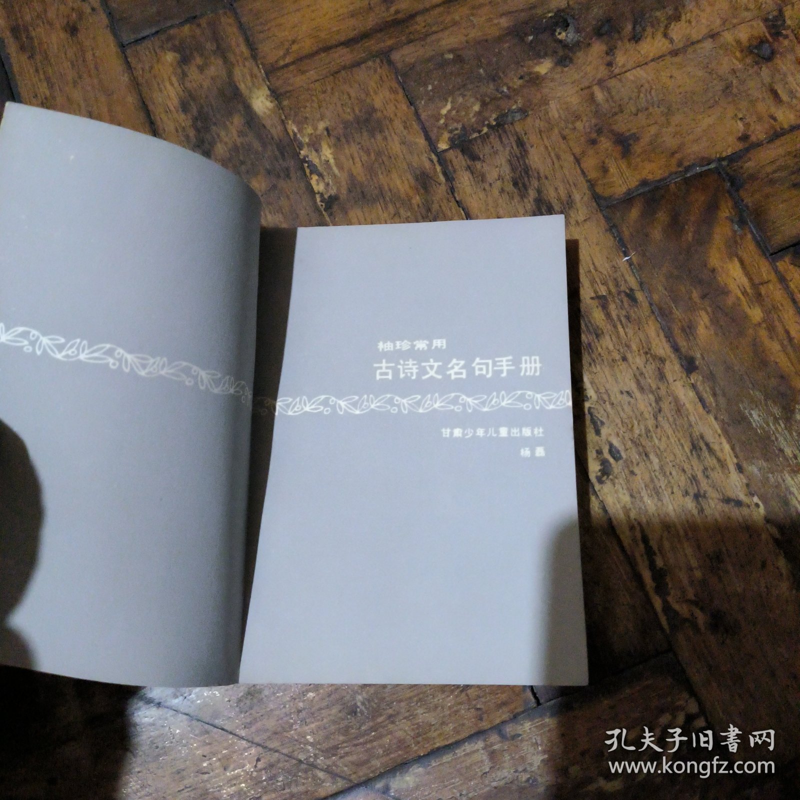 袖珍常用古诗文名句手册