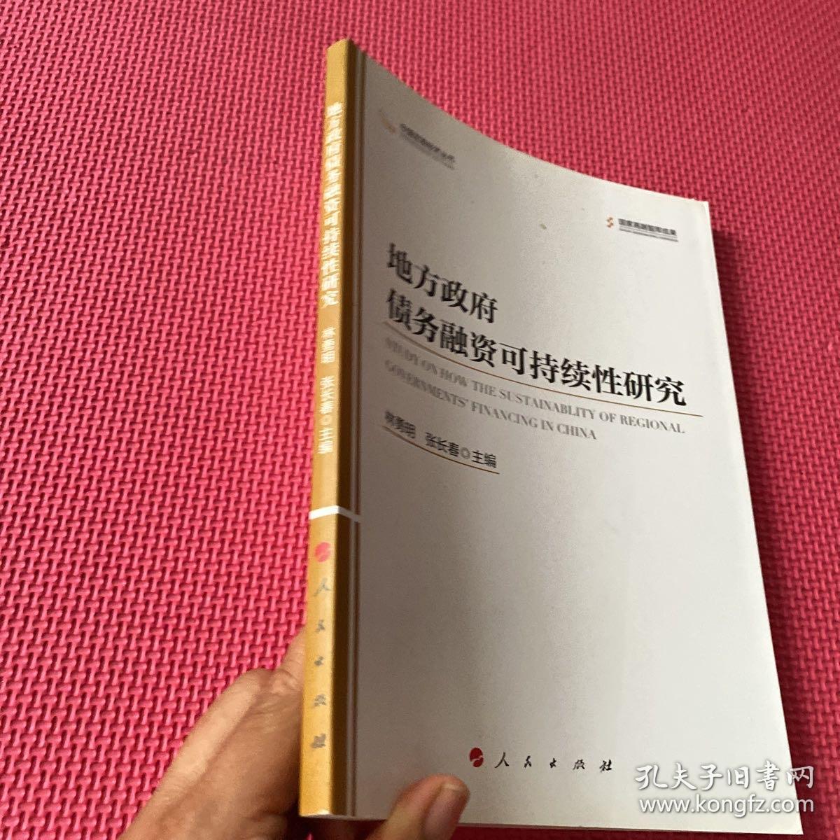 地方政府债务融资可持续性研究