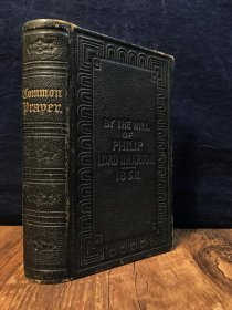 《时祷书/The Book of Common Prayer》by the Will of Philip Lord Wharton，1868年