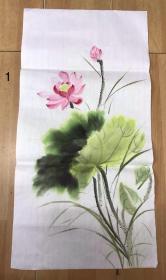 陈浩 四开三荷花45×70cm