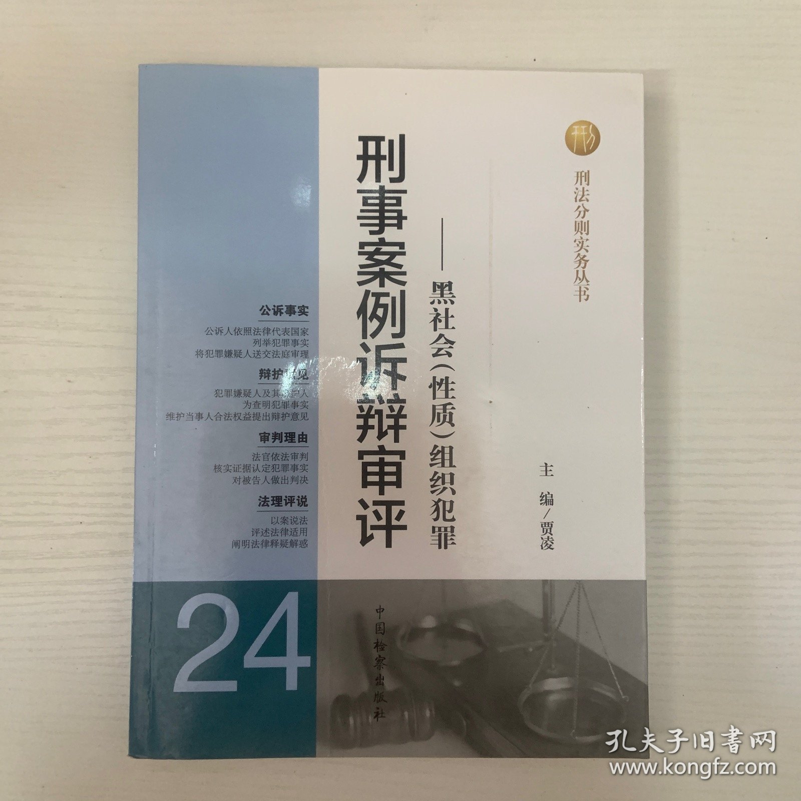 刑法分则实务丛书·刑事案例诉辩审评（24）：黑社会（性质）组织犯罪