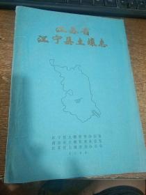 江苏省江宁县土壤志.