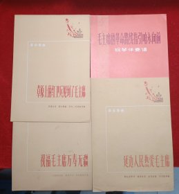 草原上的红卫兵见到了毛主席 毛主席的革命路线指引咱永向前 祝毛主席万寿无疆 延边人民热爱毛主席