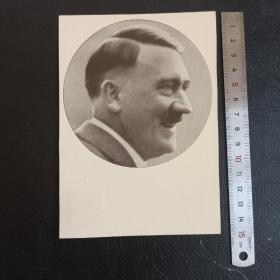 F06299德三德国希特勒明信片 头像明信片 背后贴邮票盖1939年宣传戳 品相保存相对很好 细节看后图 品相如图
