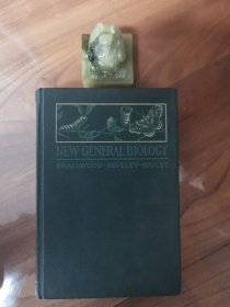 1929年New General Biology新普通生物学 精装英文古董书，近500幅图，包括铜版纸彩图数幅