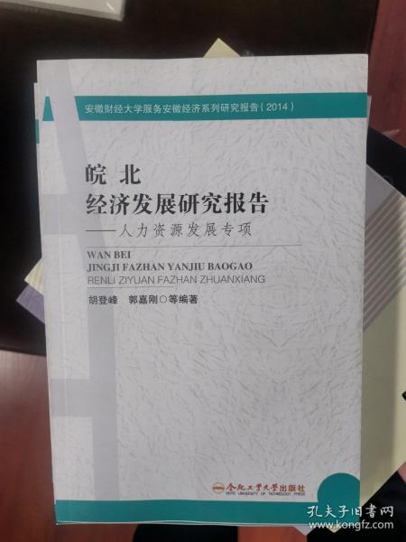 安徽财经大学服务安徽经济系列研究报告·皖北经济发展研究报告：人力资源发展专项（2014）