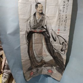 李樸画 人物画一幅（丁卯仲春 僊谿李樸绘于榕城）仙游著名画家李耕之子