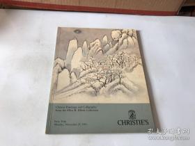 纽约佳士得 1991年11月25日 秋拍 埃伦 艾伦特 收藏 中国古代  近现代书画拍卖专场