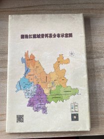 南昌江流域普洱茶分布示意图 地图