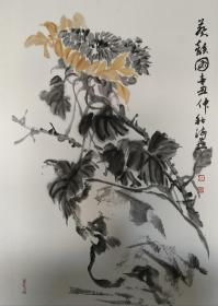 徐海燕别署墨鸿 湖南衡阳人，九三社员。现为中国美术家协会会员，中国工笔画学会会员中国女画家协会会员，海峡两岸公益传媒文化艺术委员会委员，中国书画家联谊会新文艺群体书画家工作委员会委员。《68*45cm》