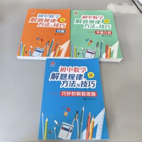 初中数学解题规律、方法与技巧——平面几何、初中代数、巧妙的解题思路（3册合售）