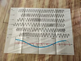 高级中学物理第一册教学挂图 振动和波 纵波105x77厘米