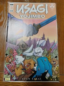 2021年英文IDW原版漫画 Usagi Yojimbo#21 16开 宫本兔