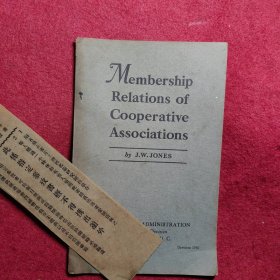 Membership Relations of Cooperative Associations