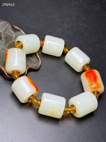 珍藏清代和田玉玉勒子手串