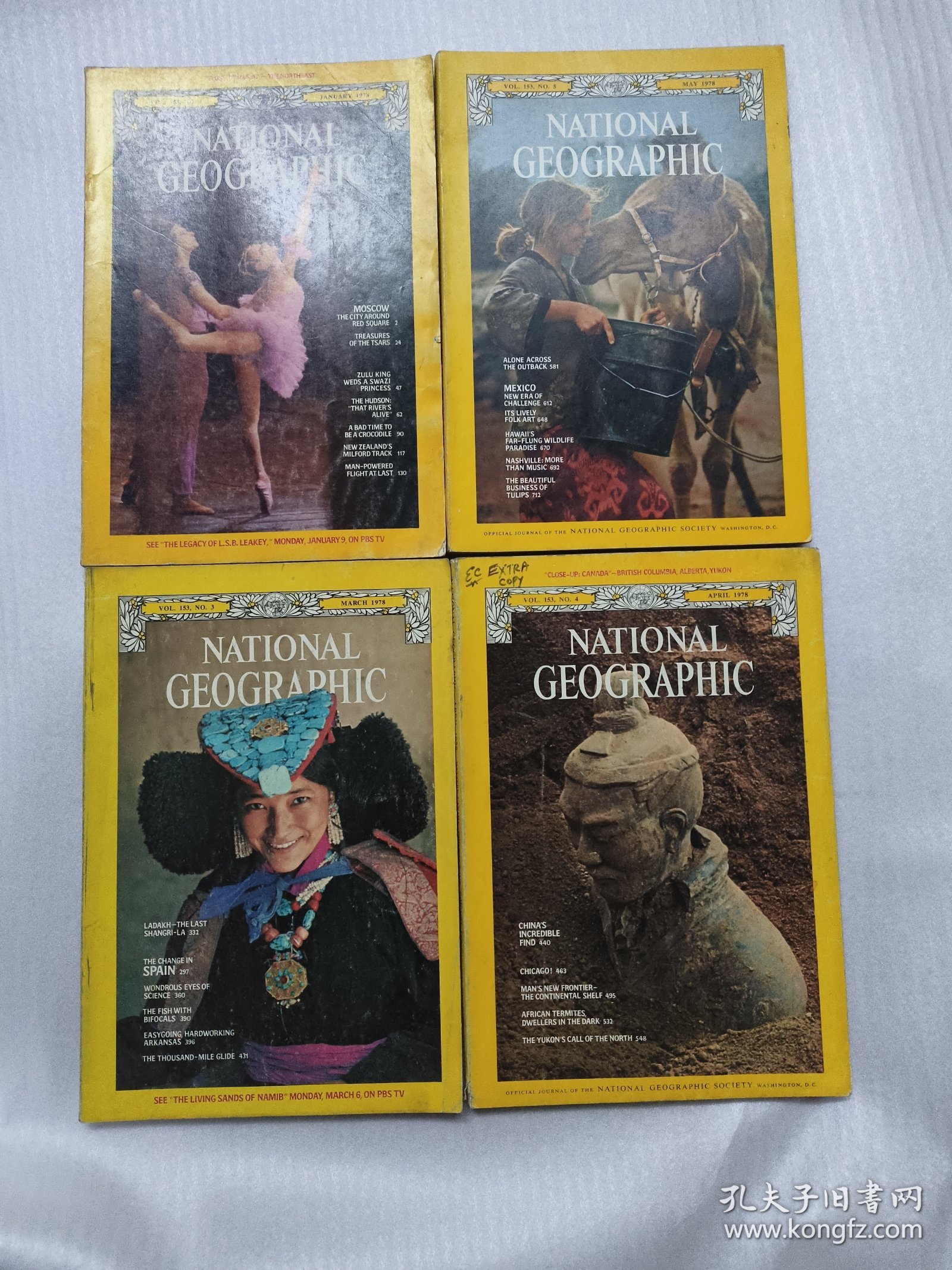 美国国家地理英文版1978年153期1+3+4+5