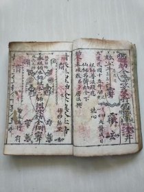 中医手抄本，道医水法秘本
