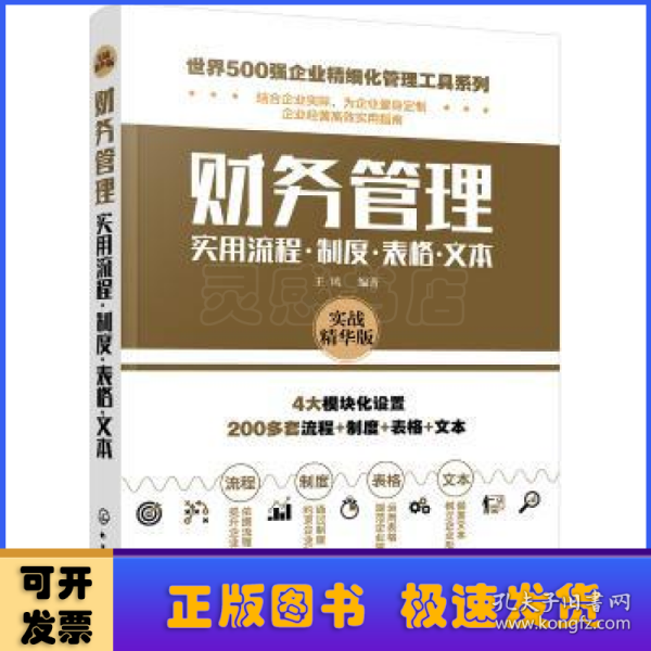 世界500强企业精细化管理工具系列--财务管理实用流程·制度·表格·文本