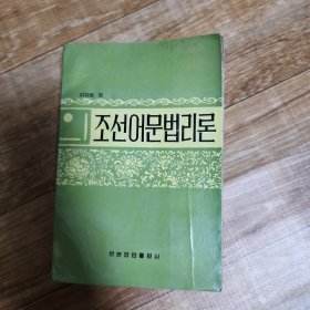 朝鲜语语法理论 朝鲜文