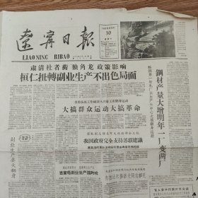 辽宁日报1958 11 30。