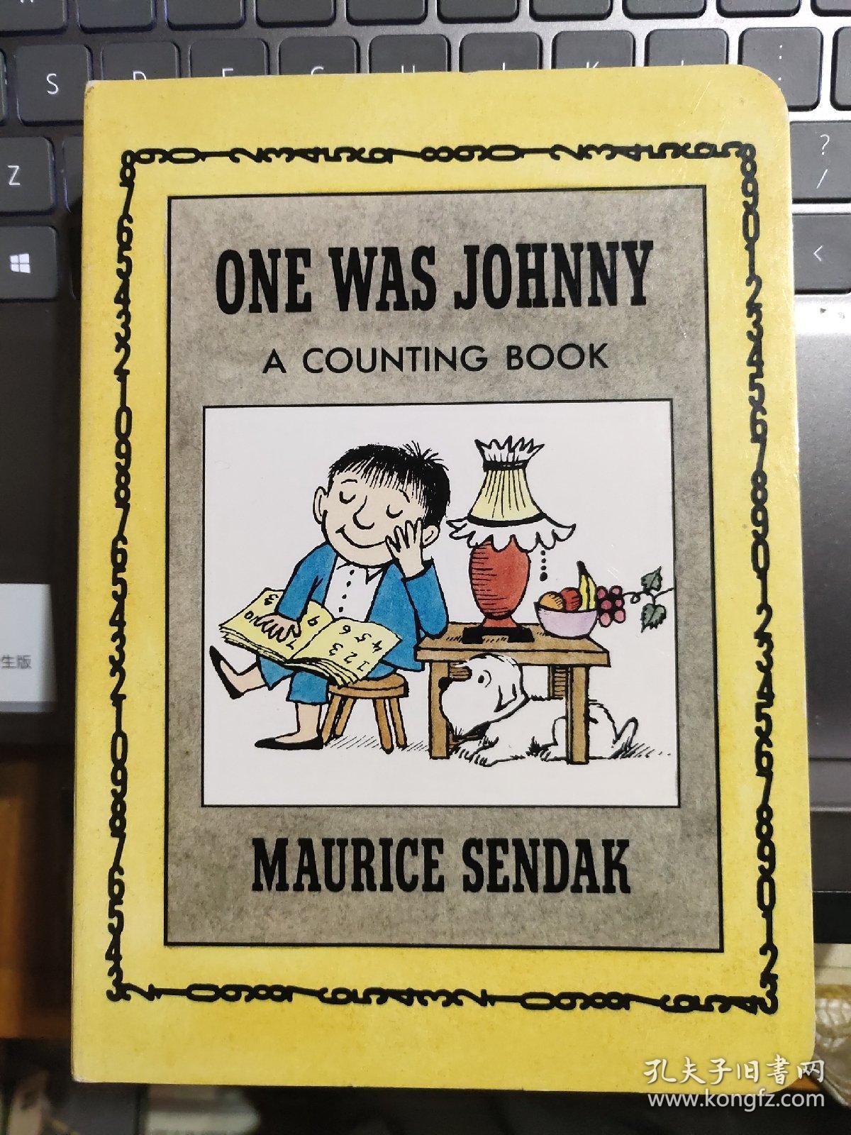 One Was Johnny Board Book  A Counting Book 少儿英文彩色绘本 硬卡纸 圆角设计 品好