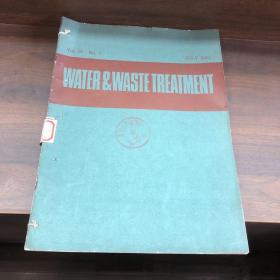 Water and waste treatment 1982 7 8 9 10 11 12合订 水和废物处理