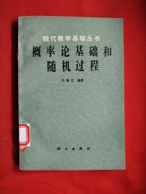 现代数学基础丛书 概率论基础和随机过程