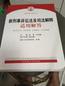 司法解释理解与适用配套丛书：新刑事诉讼法及司法解释适用解答