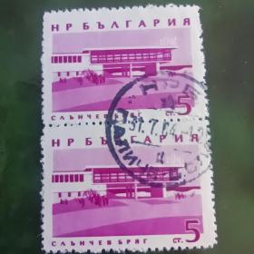 Bj03保加利亚1963年 风景 内塞勃尔黑海 散票 信销 如图