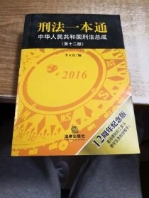 刑法一本通：中华人民共和国刑法总成（第十二版）