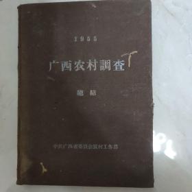 广西农村调查 总结 1955年