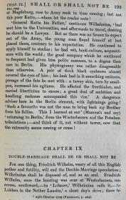 1905 年，卡莱尔《腓特烈大帝》卷二，5幅插图，漆布精装毛边本，书脊烫金，八五品HISTORY of FRIEDRICH II. OF PRUSSIA Called FREDERICK THE GREAT