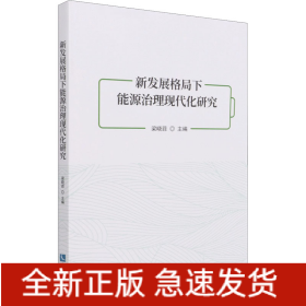 新發(fā)展格局下能源治理現(xiàn)代化研究