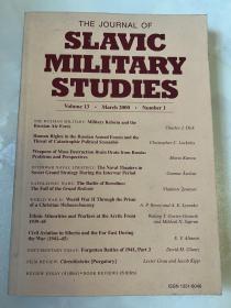 THE JOURNAL OF SLAVIC MILITARY STUDIES Volume 13 • March 2000 • Number 1 斯拉夫军事研究杂志 一二次世界大战 俄罗斯军事实力等 大量军事地图