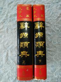 辞源类典   精装   上、下册 1994年10月  一版一印 豪华大字本   历代工具丛书