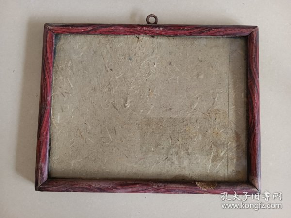 老相框 背内框20.5×15.5 薄底板可带玻璃不保破损 图五瑕疵小残缺