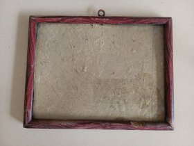 老相框 背内框20.5×15.5 薄底板可带玻璃不保破损 图五瑕疵小残缺