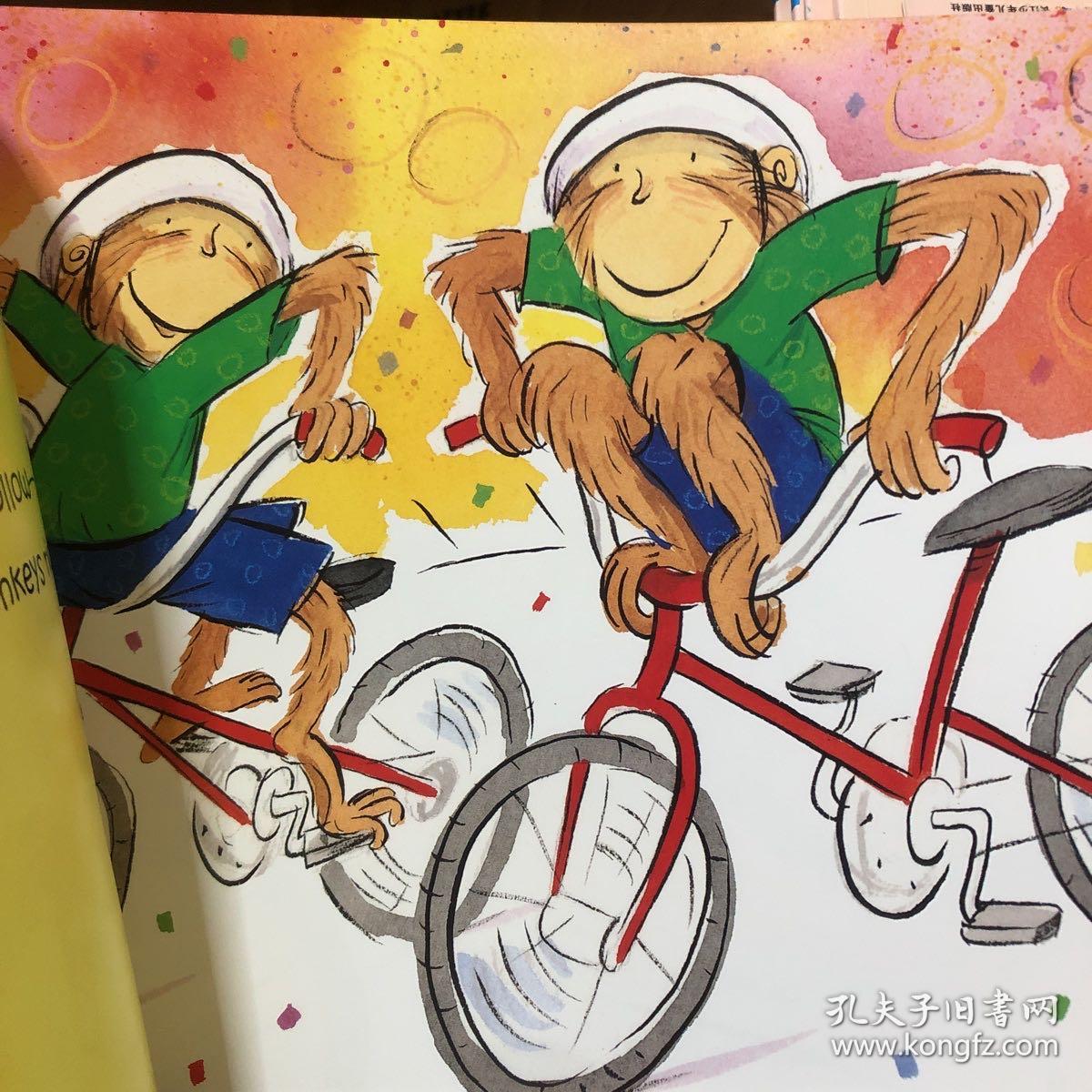 游行中神气的猴子Spunky Monkeys on Parade英文原版儿童绘本