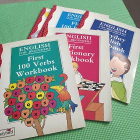 First 100 Verbs +First Dictionary+Everyday English+Time, Seasons and Weather+First 100 Words (Ladybird English) 5册合售