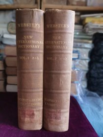 Webster's New International Dictionary of the English language(Second Edition Enabridged) 韦氏新国际英语词典（第二版 完全版）