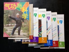 气功与科学，1988.4，1994.3，4，5，6，12，1995.2，共7本。