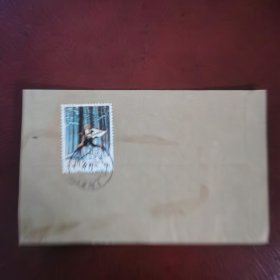1971年实寄封：贴编号3智取威虎山邮票，湖北武安寄上海嘉定。