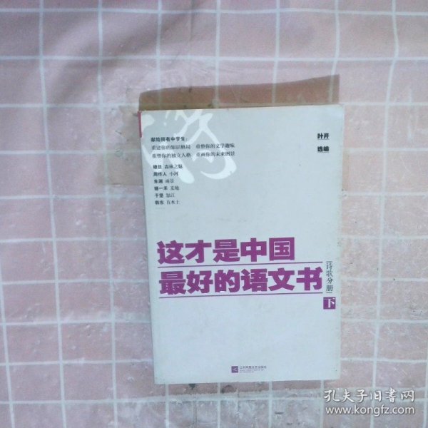 这才是中国最好的语文书·诗歌分册（下）