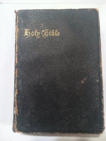 1900年左右，holybible，皮面刷金版本，带地图